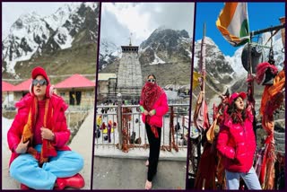 Actress Sara Ali Khan reached Kedarnath Dham