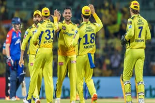 Chennai super kings vs delhi capitals match photos