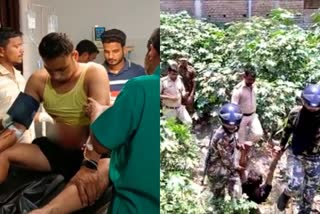 encounter between police and criminal in Bhojpur
