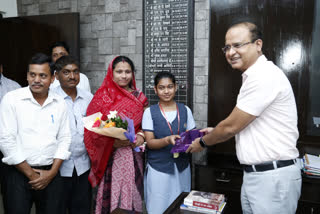 Collector Taran Prakash Sinha honored