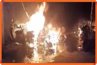 Vehicle Fire Incident Rudraprayag