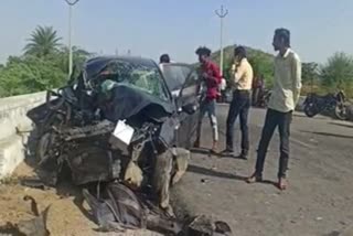 Two youths died in road accident,  collision between two cars in Dungarpur