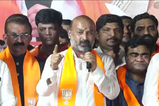 Telangana BJP president Bandi Sanjay Kumar