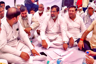 MLA Aftab Ahmed Protest