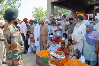 Shaheed Jasvir Singh was cremated with official honors