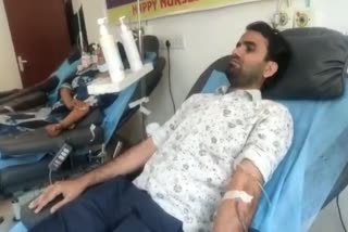 Blood donation camp organized