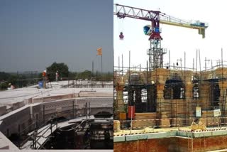 trust released latest pictures of construction of Shriram temple, Ground floor work more than 80 percent completed