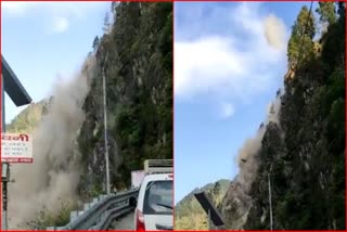 Landslide continues in Kinnaur