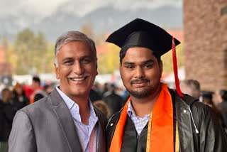 harish rao son graduation day