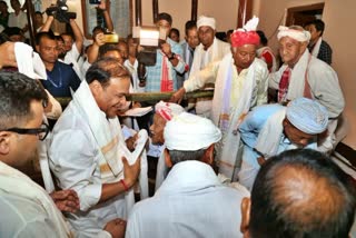 Assam CM Himanta biswa Sarma in Tinsukia