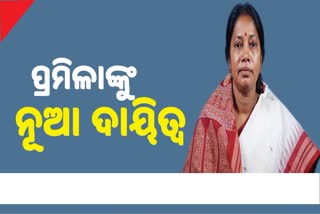 new charge to Revenue Minister Pramila Mallik