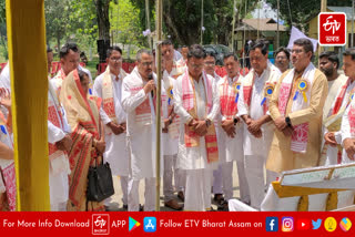 Rongali Bihu festival celebrate in Kalgachia