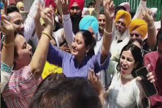 Anmol Gagan Mann celebrated the victory of the Jalandhar by-election