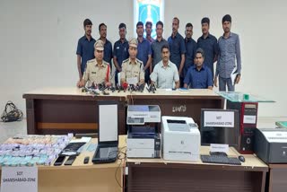 shamshabad police arrested fake currency printing gang in hyderabad