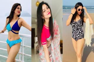 brahmamudi serial Sharmitha Gowda hot bikini gallery