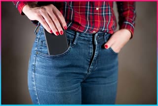 Mobile phone in pocket