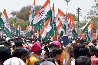 KARNATAKA CONGRESS WINS OVER 130 SEATS WITH FOUR PERCENT INCREASE IN VOTE SHARE