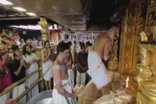 sabarimala  sabarimala temple open for idavamasa pooja  ശബരിമല  ഇടവമാസ പൂജകൾക്കായി ശബരിമല ക്ഷേത്ര നട തുറന്നു  ശബരിമല ക്ഷേത്ര നട