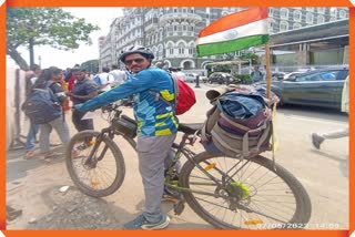 Dheeraj Kumar Cycle Yatra