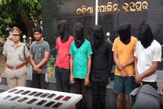 six arrested in robbery case in ganjam