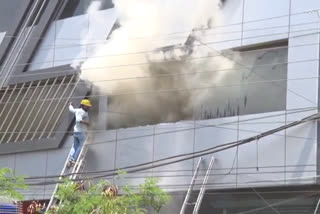 jabalpur medicine shop caught fire