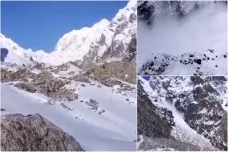 Avalanche occurred on Neelkanth Mountain
