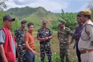 Naga aggression in D sector of Merapani border