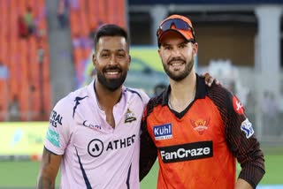 IPL 2023  Gujarat Titans  Sunrisers Hyderabad  GT vs SRH toss report  Aiden Markram  Hardik Pandya  ഇന്ത്യന്‍ പ്രീമിയര്‍ ലീഗ്  ഐപിഎല്‍  സണ്‍റൈസേഴ്‌സ് ഹൈദരാബാദ്  ഗുജറാത്ത് ടൈറ്റന്‍സ്