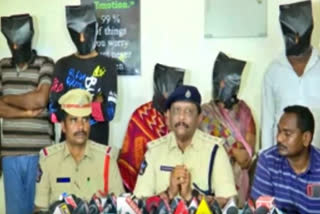 OCCULT WORSHIP WITH YOUNG NAKED WOMEN TWO MASTERMINDS AND 10 OTHERS ARRESTED IN ANDHRA PRADESH