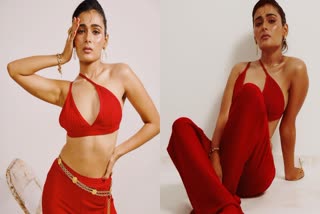 shalini pandey red colour latest  hot  gallery