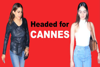 سارہ علی خان اور مانوشی چھلر کانز فلم فیسٹیول میں پہلا قدم رکھنے کے لیے فرانس روانہ