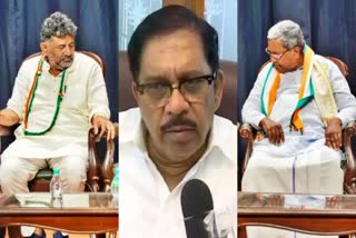 Demonstrations for CM post to MLA Parameshwar