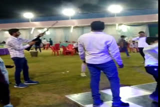 Harsh firing at wedding in Gwalior video viral