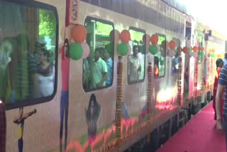 First Bharat Gaurav train left from Indore