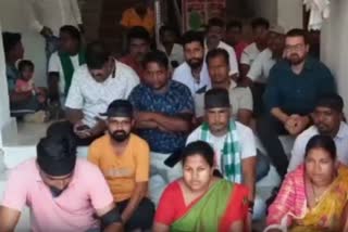 panchayat representatives stages dharna in mayurbhanj