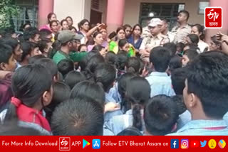 Tense situation at Soumarjyoti School in Tinsukia