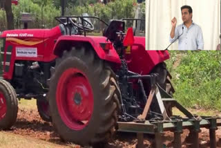 KITS developed driverless tractor
