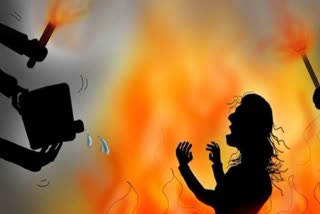 मैनपुरी में किशोरी को जिंदा जलाया