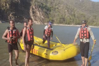 Rescue from Alaknanda river