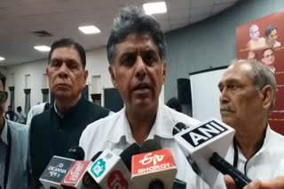 Congress spokesperson Manish Tiwari