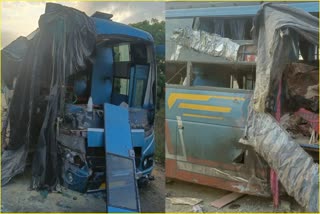 Bus and trolley collision in Shajapur