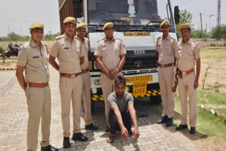 interstate drug smuggler arrested in Sawai Madhopur with 353 kg ganja worth Rs 1 crore