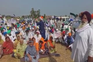 Kisan Mazdoor Sangharsh Committee ended the sit-in