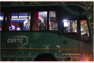 firing on osrtc bus in koraput