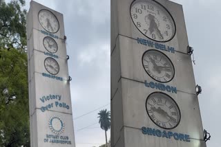 Jamshedpur watch tower shows time of three countries