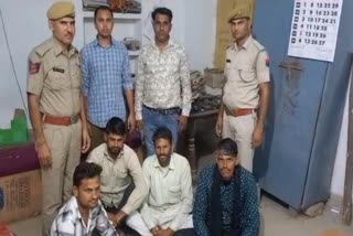 dholpur 4 gravel mafia arrested
