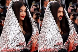 Aishwarya Rai's silver hooded gown at Cannes red carpet is now a meme! Check the best here