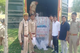 illegal liquor consignment in Agra