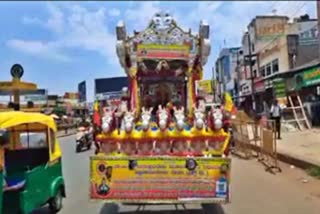 ಭುವನೇಶ್ವರಿ ದೇವಿಯ ರಥಯಾತ್ರೆ