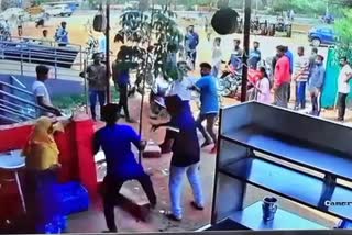 assault on Hotel staff at dharwad